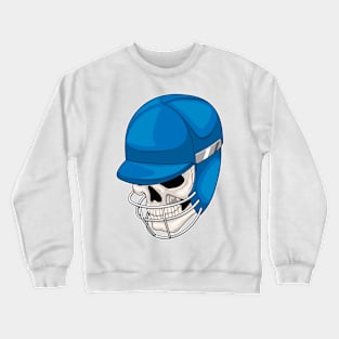 Skull Cricket Helmet Crewneck Sweatshirt